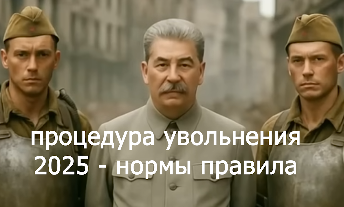 Процедура увольнения 2025  основные нормы и правила 