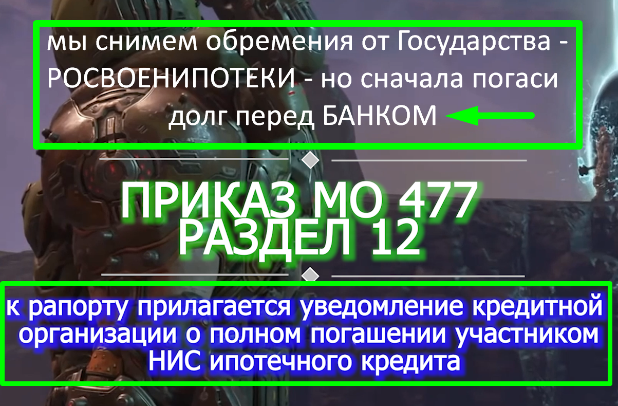 Снятие обремений НИС  часть 2 voenset.ru сначала погаси долг перед банком 